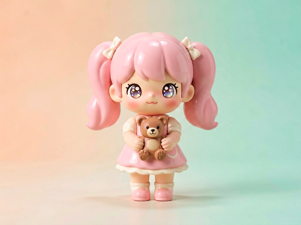 Pop Mart style — blind box collectible vinyl toy